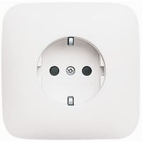 Busch-Jaeger Steckdosen Einsatz mit Steckanschluss 20 EUJ-214 weiß, Retail