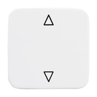 Busch-Jaeger Wippe Jalousietaster zweiteilige Wippe mit Symbol Pfeile weiß, Retail