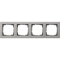 Gira Abdeckrahmen vierfach Edelstahl edelstahl, Retail