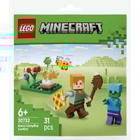 LEGO 30732 Minecraft Alex’ Begegnung am Lagerfeuer, Konstruktionsspielzeug Polybag