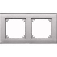 4011281895359 - Rahmen zweifach für waagerechte und senkrechte Montage Thermoplast matt 4011281895359 - Rahmen zweifach für waagerechte und senkrechte Montage Thermoplast matt