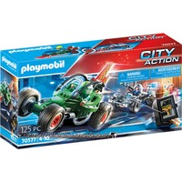 PLAYMOBIL 70577 City Action Polizei-Kart: Verfolgung des Tresorräubers, Konstruktionsspielzeug 