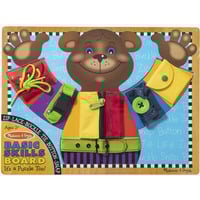 0681147006133 - Melissa & Doug - Ich zieh mich an Tafel Geschicklichkeitsspiel