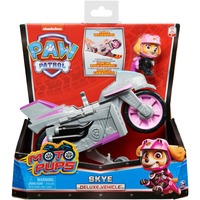 Spin Master Paw Patrol Moto Pups Skyes Motorrad, Spielfahrzeug rosa/grau, mit Spielfigur