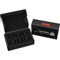 Thermal Grizzly DeltaMate Fitting HT16, Verbindung schwarz, 6er Pack