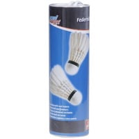 New Sports Badminton-Bälle mit Federn 4 Stück in Dose
