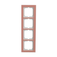 0 Abdeckrahmen 4-fach rosa, Retail