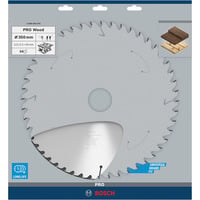 Bosch Professional PRO Wood Kreissägeblatt, Ø 350mm, 54Z Bohrung 30mm, für Tischkreissägen