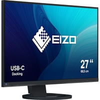 EIZO FlexScan EV2720S-BK, LED-Monitor 68.5 cm (27 Zoll), schwarz, WQHD, IPS, USB-C, USB-Hub