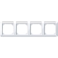 Merten Rahmen vierfach mit Beschriftungsträger Retail