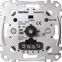 Merten Universal-Drehdimmer-Einsatz 20 bis 600 Watt/Voltampere MEG5139-0000 Retail