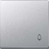 Merten Wippe Klingel Wechsel Schalter Kreuz Schalter Taster Einsatz aluminium, Retail