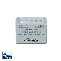 Shelly Wave PM Mini Z-Wave, Relais grau