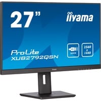 iiyama ProLite XUB2792QSN-B5, LED-Monitor 68.5 cm (27 Zoll), grau, QHD, IPS, 75 Hz, HDMI, USB-C