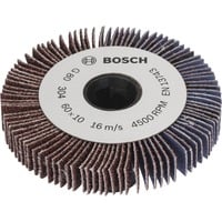 Bosch Fächerschleifer LR 10 K80, für Schleifroller PRR 250 ES, Schleifblatt Körnung 80