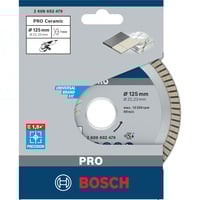 Bosch PRO Ceramic Diamant-Trennscheibe, Ø 125mm Bohrung 22,23mm