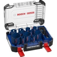 Bosch Professional EXPERT Multi Material PC Plus Lochsägen-Set, Ø 20-76mm, 14-teilig mit Power Change Plus Adapter, Koffer