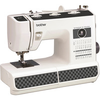 Brother Mechanische Nähmaschine HF37 - Strong & Tough weiß/schwarz