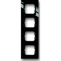 Busch-Jaeger Rahmen vierfach schwarz, Retail