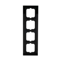 Busch-Jaeger Rahmen vierfach schwarz, Retail