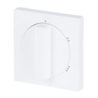 Busch-Jaeger Zentralscheibe Stufenschalter matt für 3 Stufen Drehschalter, Abdeckung weiß (matt), Retail