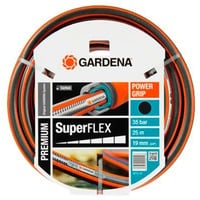 GARDENA Premium SuperFLEX Schlauch, 19mm (3/4") grau/orange, 25 Meter