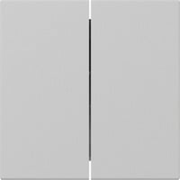 Gira Wippe zweifach gerade stehend lackiert matt grau, Retail