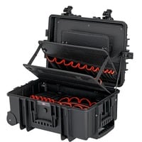 KNIPEX Werkzeugkoffer "Robust45 Move" 00 21 37 LE, Werkzeugkiste schwarz, Staub- und wasserdicht, flugtauglich
