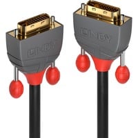 Lindy DVI-D Dual-Link Kabel, Anthra Line schwarz/grau, 10 Meter