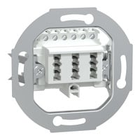 Merten Telefondose Anschlussdose dreifach weiß weiß, Retail