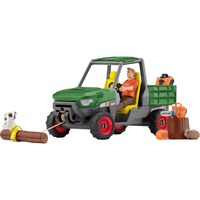 Schleich Farm World Waldbauer mit Fahrzeug, Spielfigur 