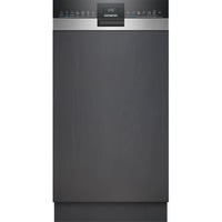 Siemens SR53ES25KE iQ300, Spülmaschine edelstahl (gebürstet)/schwarz, 45 cm, Home Connect