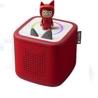 tonies Toniebox 2 Rot Starter Set Kreativ-Tonie Rot, Lautsprecher