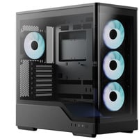 Aerocool P500A-BK-v1 , Tower-Gehäuse schwarz, Tempered Glass x 2