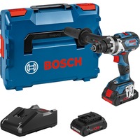 Bosch Akku-Bohrschrauber GSR 18V-110 C Professional, 18Volt blau/schwarz, 2x Akku ProCORE18V 4,0Ah, Bluetooth Modul, L-BOXX