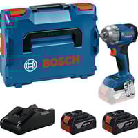 Bosch Akku-Schlagschrauber GDS 18V-350 Professional, 18Volt blau, 2x Li-Ion Akku 4,0Ah, in L-BOXX