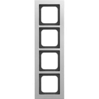 Busch-Jaeger Abdeckrahmen zum Abdecken von Schaltern, Tastern und Steckdosen, Abdeckung titan, Retail