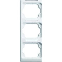 Busch-Jaeger Rahmen dreifach senkrecht mit Sichtfenster weiß (glänzend), Retail