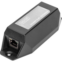 Digitus Gigabit Ethernet PoE+ Repeater, 802.3at 22 W, PoE-Repeater schwarz