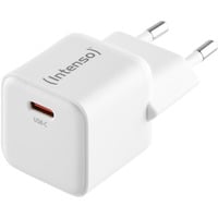 INTENSO 7803022 - USB-Ladegerät, 30 W, 1x USB-C, PD3.0, QC4.0, GaN, weiß
