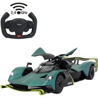 Jamara Deluxe Car Series - Aston Martin Valkyrie AMR Pro, RC dunkelgrün, Maßstab 1:14, 2,4 GHz
