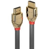 Lindy Ultra High Speed HDMI Kabel, Gold Line grau, 2 Meter
