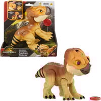 Mattel Jurassic World: Die Wiedergeburt - Primal Protector Aquilops Dolores, Spielfigur