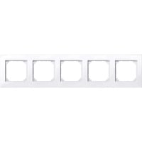 Merten M-PLAN Rahmen 5-fach Rahmen aus Thermoplast glänzend Retail
