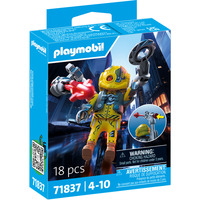 PLAYMOBIL 71837 Heroes: Roboter-Held, Konstruktionsspielzeug 