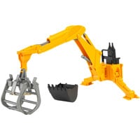 bruder 02338 Zubehör Heckbagger mit Greifer 