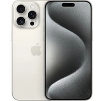 Apple iPhone 15 Pro Max 256GB Generalüberholt, Handy Titan Weiß, iOS