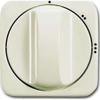 Busch-Jaeger Zentralscheibe für Dreistufen-Drehschalter, Abdeckung weiß, Retail