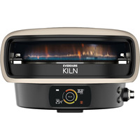 Everdure Kiln DR Digitaldisplay, Pizzaofen hellgrau/schwarz, 9,2 kW, für Pizzen bis ca. Ø 40,5cm, rotierender Pizzastein