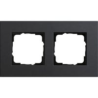 Gira Abdeckrahmen zwei fach anthrazit, Retail